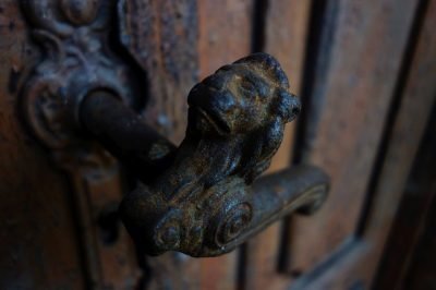 cast iron door handle